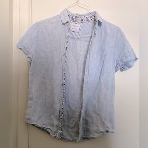 Denim and Flower Ricky Singh light blue button up